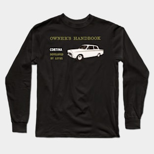 FORD CORTINA - owners handbook Long Sleeve T-Shirt